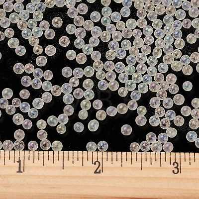 Luminous Transparent Glass Seed Round Beads GLAA-F124-D02-B-1