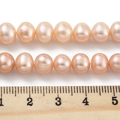 Natural Cultured Freshwater Pearl Beads Strands PEAR-C003-18B-1