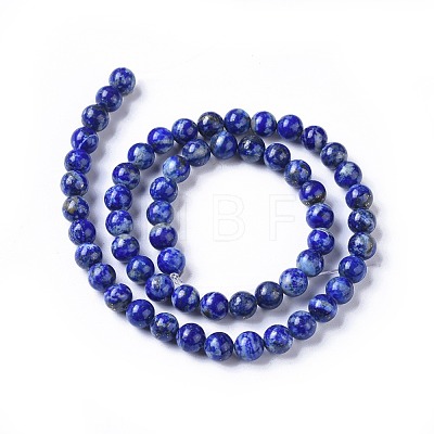 Natural Lapis Lazuli Beads Strands G-I258-01-1