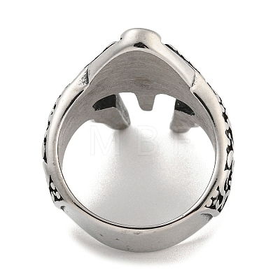 304 Stainless Steel Ring RJEW-B055-04AS-22-1