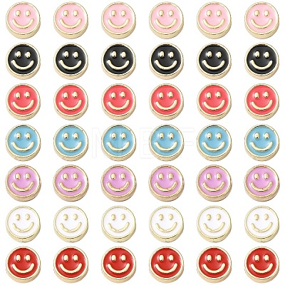 20Pcs Alloy Enamel Beads FIND-YW0009-18A-1