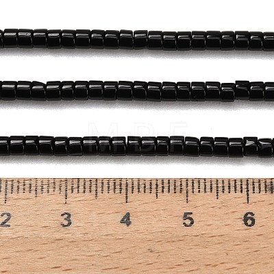 Natural Obsidian Beads Strands G-P608-A03-01-1