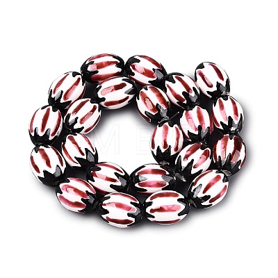 Handmade Porcelain Beads PORC-Q007-08C-1