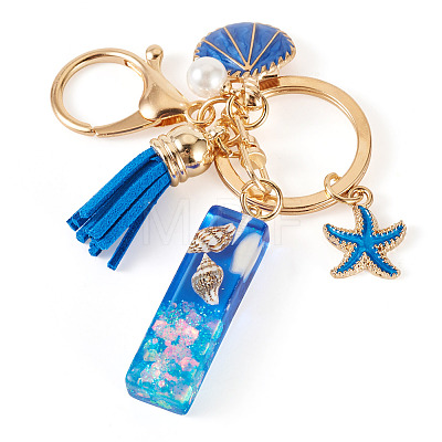 Star Resin & Shell Keychains KEYC-TAC00087-01I-1