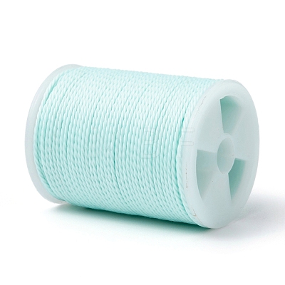 Round Waxed Polyester Cord X-YC-G006-01-1.0mm-31-1