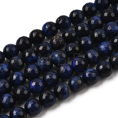 Natural Tiger Eye Beads Strands G-M445-A01-03-1