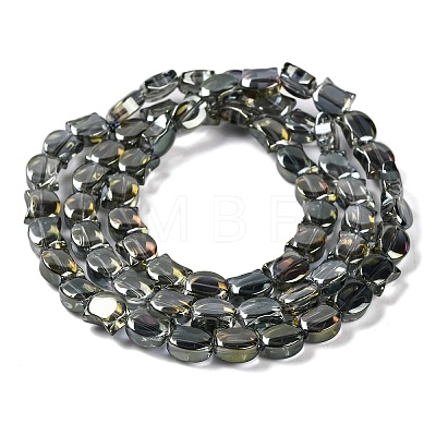 Electroplate Glass Beads Strands EGLA-Q128-06A-FR07-1