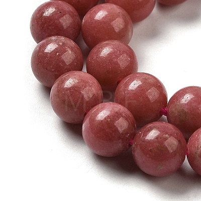 Natural Thulite Beads Strands G-Z044-A02-03-1