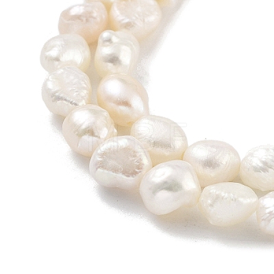 Natural Cultured Freshwater Pearl Beads Strands PEAR-P062-24A-1