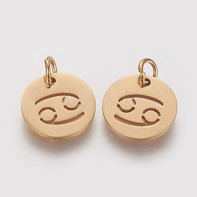 Ion Plating(IP) 304 Stainless Steel Pendants A-STAS-Q201-T445-4G-1