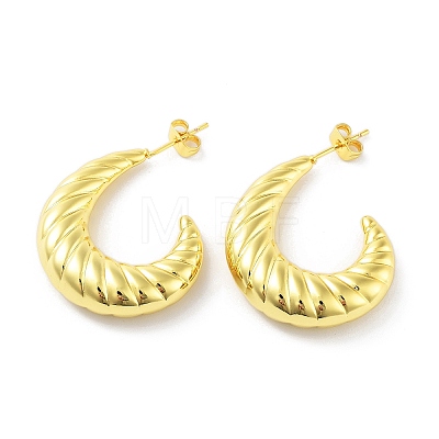 Brass Stud Earrings KK-R150-03D-1