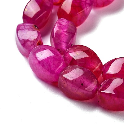 Natural Dragon Veins Agate Beads Strands G-G172-01R-1