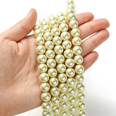 Grade A Glass Pearl Beads HY-J001-10mm-HX003-1