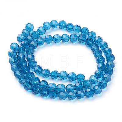 Glass Beads Strands EGLA-J042-8mm-14-1