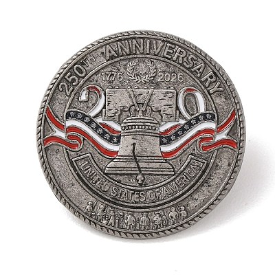 Alloy USA 250th Anniversary Commemorative Lapel Pin Backs LS-JEWB-B046-01D-B-1