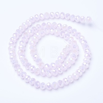 Electroplate Glass Beads Strands EGLA-A034-J10mm-B04-1