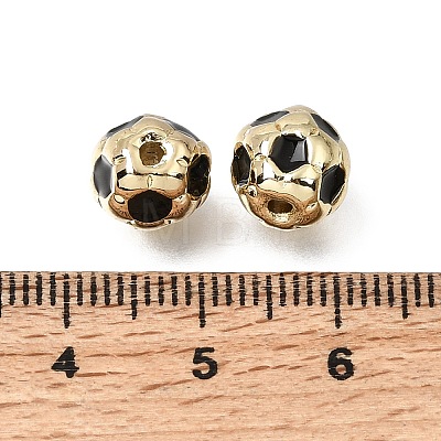 Brass Enamel Beads KK-Z163-06G-C01-1