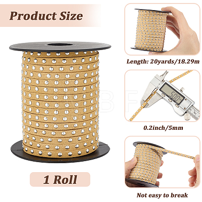 20 Yards Flat Faux Suede Cords OCOR-CY0004-33B-1