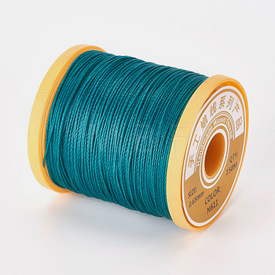 Round Waxed Polyester Cord YC-E004-0.65mm-N611-1
