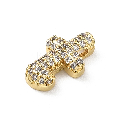 Brass Micro Pave Cubic Zirconia Pendants KK-A300-02G-T-1