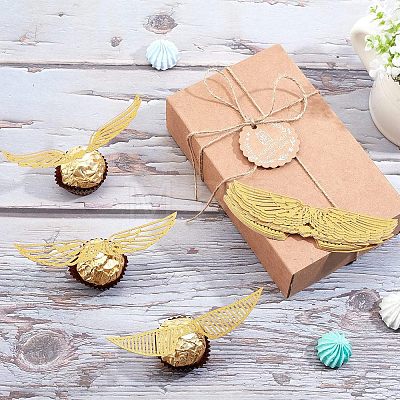 SUPERFINDINGS 3 Bags 3 Style Paper Cake Insert Card Decoration AJEW-FH0001-80-1