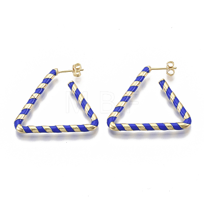 (Jewelry Parties Factory Sale)Brass Stud Earrings EJEW-S209-16B-1
