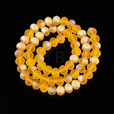 Transparent Glass Beads Strands EGLA-A044-T8mm-MB05-1