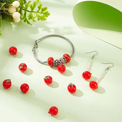 30Pcs Opaque Resin Charms RESI-CA0001-32A-1