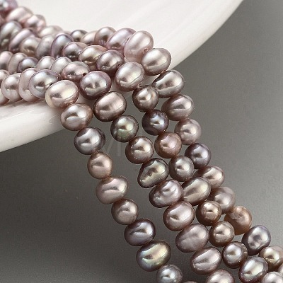 Natural Cultured Freshwater Pearl Beads Strands PEAR-C003-08D-1