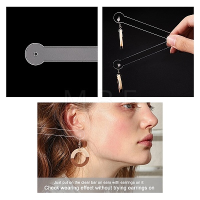 Acrylic Earring Tester ODIS-WH0005-31-1