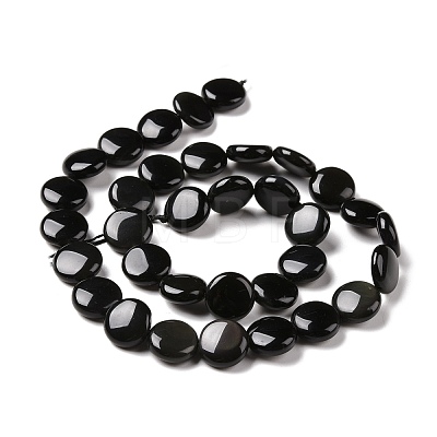 Natural Obsidian Beads Strands G-C238-21B-1