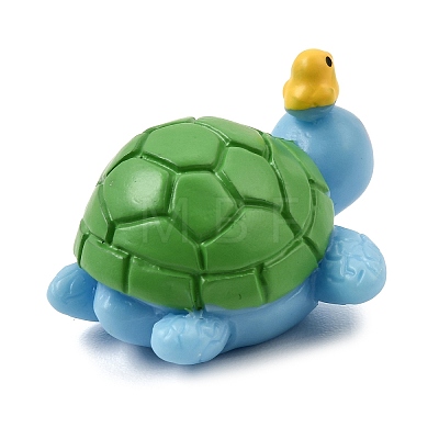 Sea Animals Opaque Resin Turtle with Duck Figurine RE-CBA1AA1-03A-1