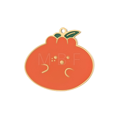 304 Stainless Steel Enamel Pendants STAS-OY013-75G-1