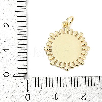 Brass Enamel Pendants KK-G522-38G-01-1