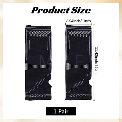Acetate Fibre Volleyball Elbow Sleeves AJEW-CN0006-76-1
