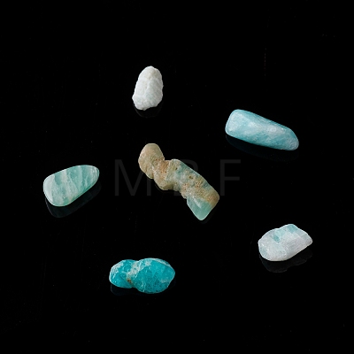 Natural Amazonite Chip Beads X-G-M364-04A-1