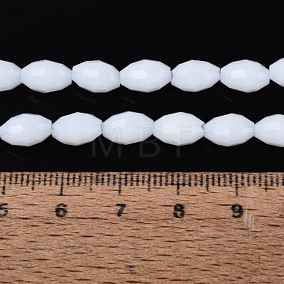 Opaque Solid Color Glass Beads Strands LS-GLAA-N071-01A-C01-1