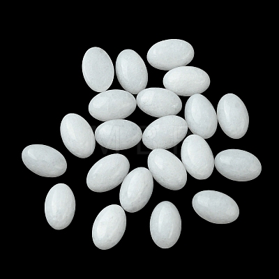 Natural White Jade Cabochons G-A094-01A-13-1