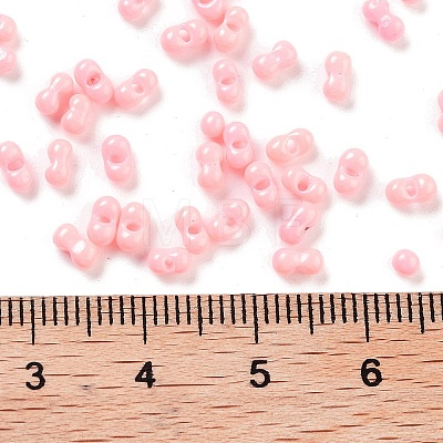 Baking Paint Glass Seed Beads SEED-A033-05M-1