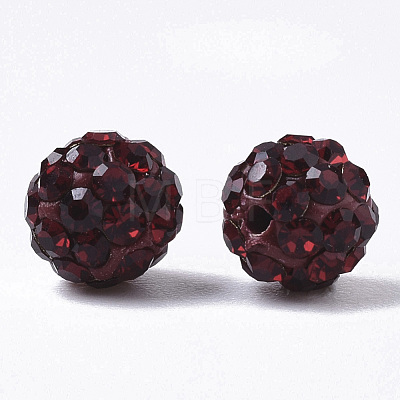 Pave Disco Ball Beads RB-T017-02-16-1