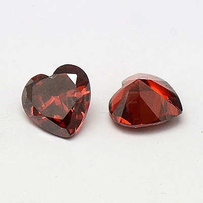 Cubic Zirconia Pointed Back Cabochons ZIRC-M005-6mm-1