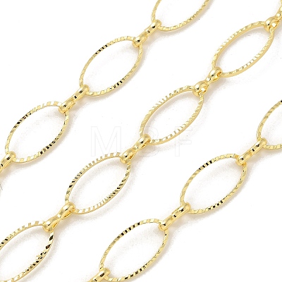 Rack Plating Brass Link Chains CHC-P012-01G-1