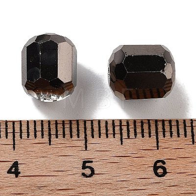 Electroplate Column Glass Beads EGLA-A043-02-HP01-1