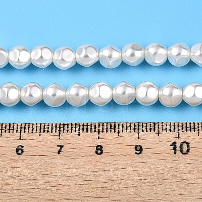 Transparent Spray Painted Glass Beads Strands GLAA-N001-27-1