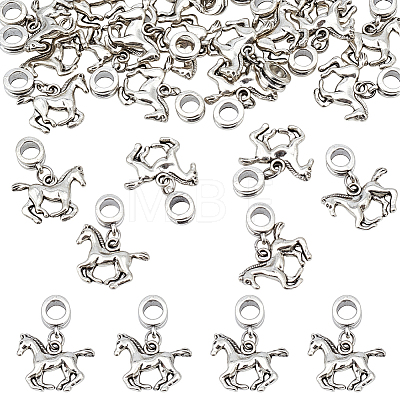 24Pcs Alloy European Dangle Charms PALLOY-PH01870-1