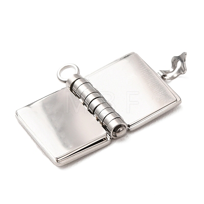 304 Stainless Steel Pendants STAS-F362-03P-1