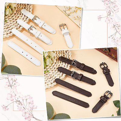 8 Sets 4 Colors Imitation Leather Alloy Button-down Metal Buttons for Bag Making FIND-GF0009-65-1