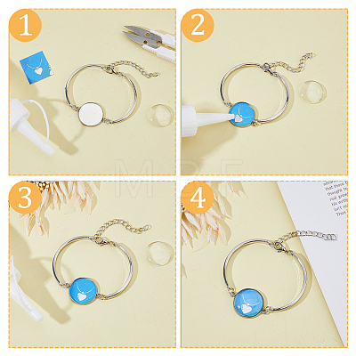 DIY Blank Link Bracelet Making Kit BJEW-AB00022-1