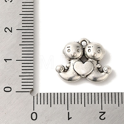 Tibetan Style Alloy Pendants TIBEP-L021-05AS-1