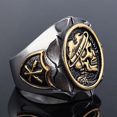 Halloween 304 Stainless Steel Finger Rings for Men FS-WG33C94-11-1